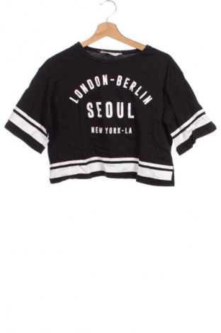 Gyerek póló H&M, Méret 15-18y / 170-176 cm, Szín Fekete, Ár 669 Ft