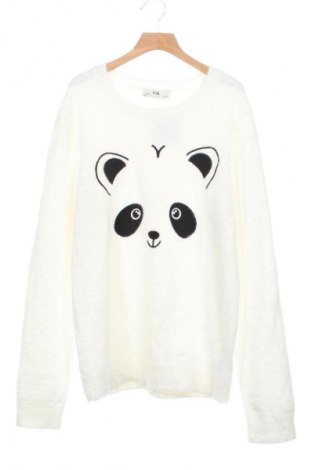 Dziecięcy sweter C&A, Rozmiar 15-18y/ 170-176 cm, Kolor Biały, Cena 31,99 zł