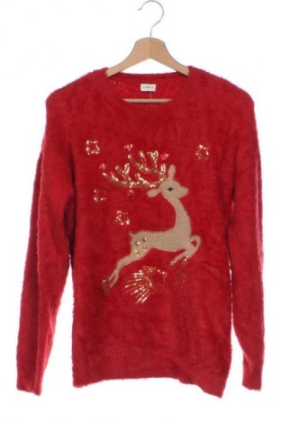 Kinderpullover F&F, Größe 12-13y/ 158-164 cm, Farbe Rot, Preis 4,99 €