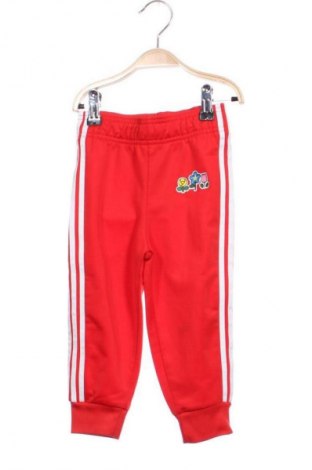 Dziecięce spodnie sportowe Adidas, Rozmiar 18-24m/ 86-98 cm, Kolor Czerwony, Cena 86,59 zł