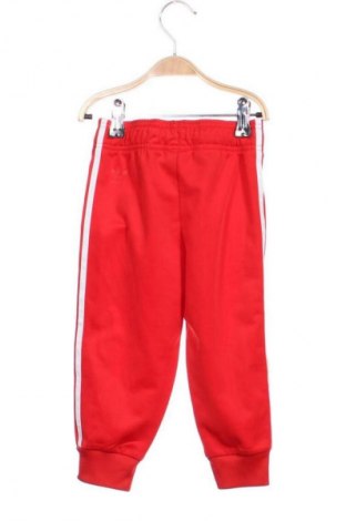 Dziecięce spodnie sportowe Adidas, Rozmiar 18-24m/ 86-98 cm, Kolor Czerwony, Cena 86,59 zł