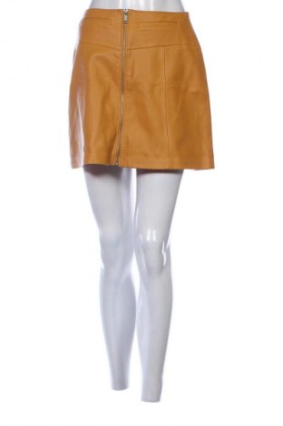 Bőrszoknya Bershka, Méret S, Szín Sárga, Ár 1 589 Ft
