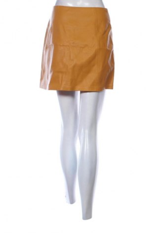 Bőrszoknya Bershka, Méret S, Szín Sárga, Ár 1 589 Ft