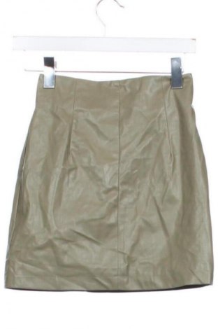 Кожена пола H&M, Размер XXS, Цвят Зелен, Цена 6,13 €