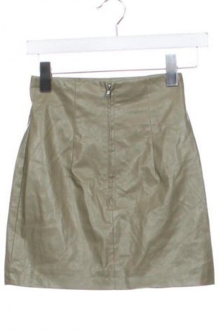 Кожена пола H&M, Размер XXS, Цвят Зелен, Цена 6,13 €