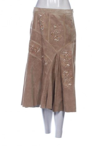 Fustă de piele Multiples, Mărime M, Culoare Bej, Preț 155,00 Lei