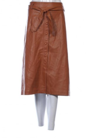 Fustă de piele ONLY, Mărime XXL, Culoare Maro, Preț 62,99 Lei, #135045358