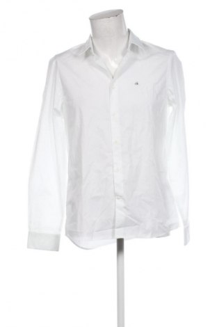 Ανδρικό πουκάμισο Calvin Klein, Μέγεθος L, Χρώμα Εκρού, Τιμή 82,99 €