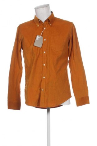 Herrenhemd Cotton&silk, Größe L, Farbe Gelb, Preis € 15,99