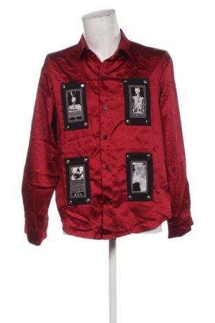Herrenhemd Unbranded, Größe L, Farbe Rot, Preis € 8,99