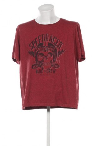 Męski T-shirt Angelo Litrico, Rozmiar 3XL, Kolor Czerwony, Cena 96,45 zł