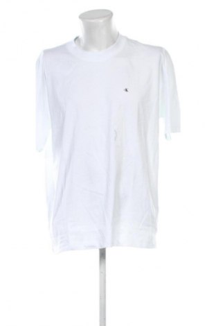 Herren Shirt Calvin Klein Jeans, Größe XXL, Farbe Weiß, Preis 54,99 €