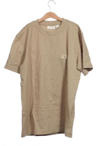 Tricou de bărbați Calvin Klein Jeans, Mărime XS, Culoare Bej, Preț 259,99 Lei