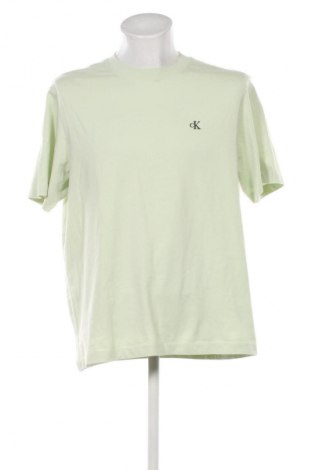 Férfi póló Calvin Klein Jeans, Méret L, Szín Zöld, Ár 11 939 Ft