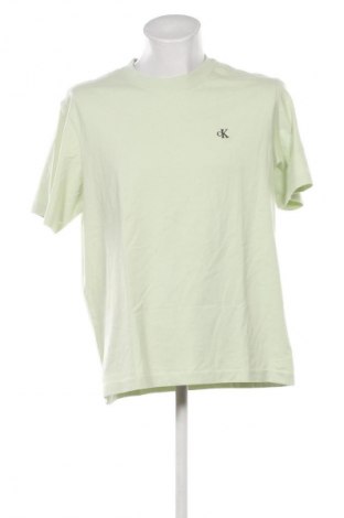 Herren T-Shirt Calvin Klein Jeans, Größe L, Farbe Beige, Preis € 31,99