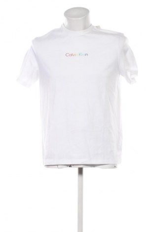 Herren Shirt Calvin Klein Jeans, Größe S, Farbe Weiß, Preis 55,99 €