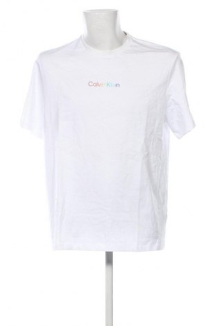 Herren T-Shirt Calvin Klein Jeans, Größe L, Farbe Weiß, Preis € 25,99