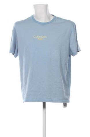 Męski T-shirt Calvin Klein Jeans, Rozmiar L, Kolor Niebieski, Cena 212,99 zł, #135118922