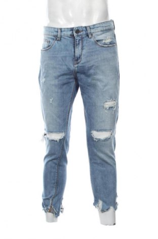 Męskie jeansy Pull&Bear, Rozmiar S, Kolor Niebieski, Cena 38,99 zł