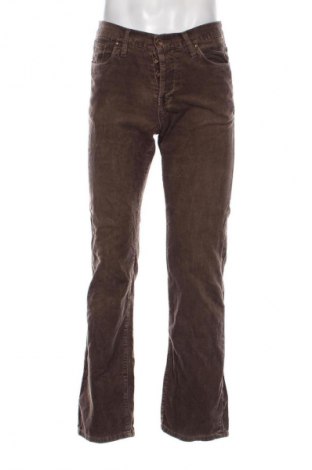 Pantaloni raiați de bărbați Jack & Jones, Mărime L, Culoare Maro, Preț 105,99 Lei