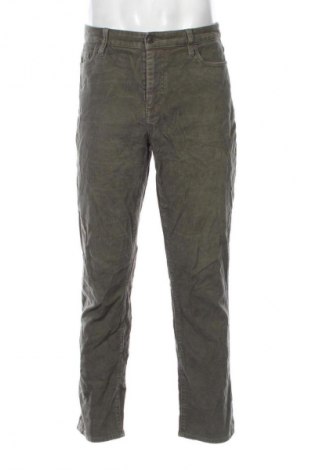 Pantaloni raiați de bărbați Lands' End, Mărime L, Culoare Verde, Preț 38,99 Lei