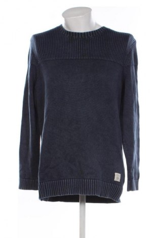Ανδρικό πουλόβερ Mustang, Μέγεθος L, Χρώμα Μπλέ, Τιμή 8,99 €
