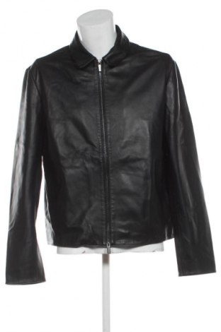 Geacă de piele pentru bărbati Calvin Klein, Mărime XL, Culoare Negru, Preț 2.634,99 Lei