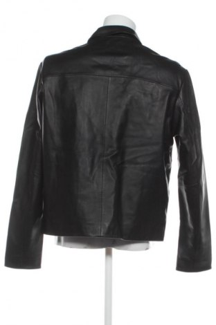 Geacă de piele pentru bărbati Calvin Klein, Mărime XL, Culoare Negru, Preț 2.634,99 Lei