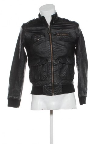 Geacă de piele pentru bărbati H&M, Mărime S, Culoare Negru, Preț 287,99 Lei