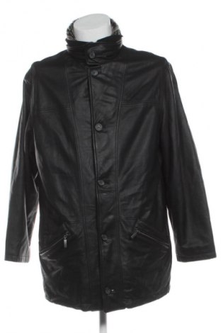 Мъжко кожено яке Unbranded, Размер L, Цвят Черен, Цена 17,38 €