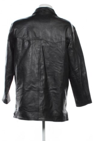 Мъжко кожено яке Unbranded, Размер L, Цвят Черен, Цена 19,42 €