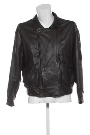 Мъжко кожено яке Unbranded, Размер L, Цвят Кафяв, Цена 26,58 €