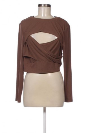 Γυναικεία μπλούζα Unbranded, Μέγεθος M, Χρώμα Καφέ, Τιμή 0,99 €