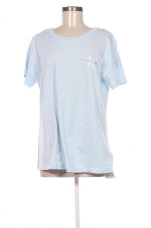 Tricou de femei Calvin Klein Jeans, Mărime XXL, Culoare Albastru, Preț 149,99 Lei