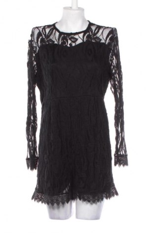 Дамски къс гащеризон Unbranded, Размер M, Цвят Черен, Цена 3,57 €