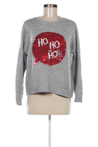 Дамски пуловер H&M Divided, Размер M, Цвят Сив, Цена 11,24 €