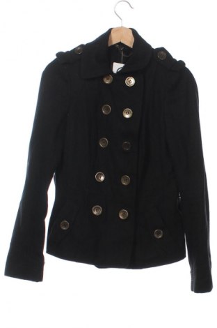 Dámský kabát  H&M Divided, Velikost XS, Barva Černá, Cena  379,00 Kč