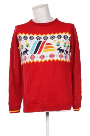Мъжки пуловер Unbranded, Размер L, Цвят Червен, Цена 5,62 €
