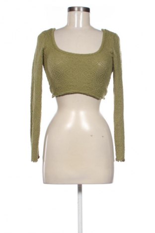 Γυναικεία μπλούζα Bershka, Μέγεθος S, Χρώμα Πράσινο, Τιμή 4,99 €
