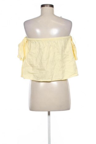 Дамска блуза Bershka, Размер S, Цвят Жълт, Цена 6,57 €