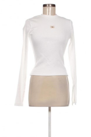 Γυναικεία μπλούζα Calvin Klein Jeans, Μέγεθος XS, Χρώμα Λευκό, Τιμή 51,99 €