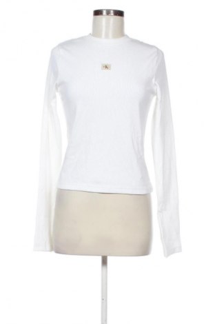 Bluzka damska Calvin Klein Jeans, Rozmiar L, Kolor Biały, Cena 226,99 zł
