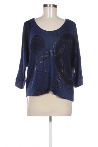 Bluză de femei Desigual, Mărime S, Culoare Albastru, Preț 61,99 Lei