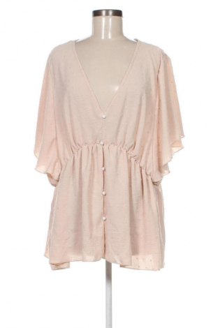 Bluză de femei SHEIN, Mărime 4XL, Culoare Bej, Preț 47,99 Lei