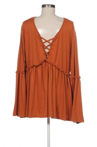 Damen Shirt SHEIN, Größe 4XL, Farbe Orange, Preis € 7,99