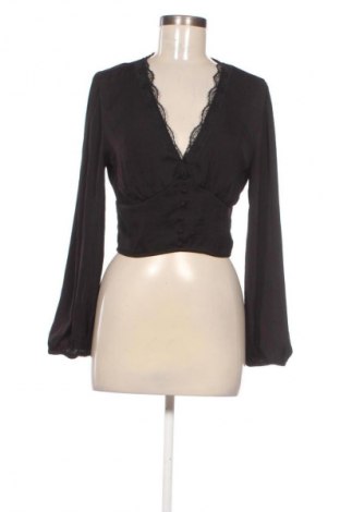 Дамска блуза Stradivarius, Размер L, Цвят Черен, Цена 6,13 €