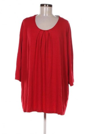 Дамска блуза Ulla Popken, Размер 3XL, Цвят Червен, Цена 12,27 €