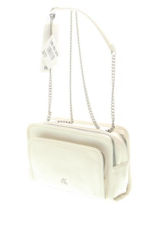 Γυναικεία τσάντα Calvin Klein Jeans, Χρώμα Εκρού, Τιμή 107,99 €