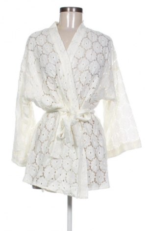 Damen Strickjacke H&M Divided, Größe L, Farbe Ecru, Preis 19,99 €