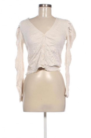 Дамска жилетка Stradivarius, Размер M, Цвят Екрю, Цена 8,18 €